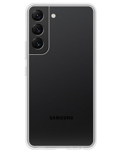 Forterra Samsung S22 Hoesje Siliconen Backcover Lichtgewicht - Transparant