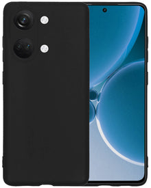 Forterra OnePlus Nord 3 Hoesje Siliconen Backcover Lichtgewicht - Zwart
