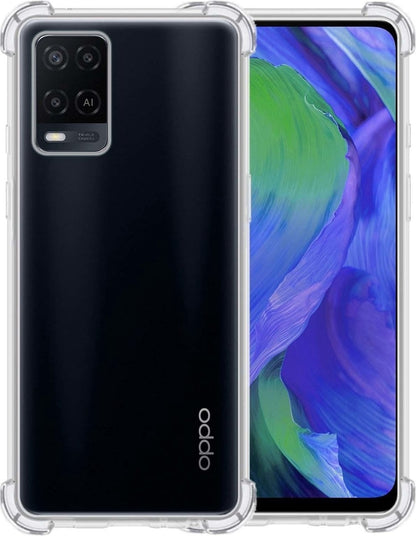 Forterra OPPO A54 Hoesje Shockproof Backcover Siliconen - Transparant