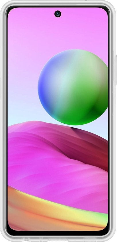 Forterra Xiaomi Redmi Note 10 5G Hoesje Siliconen Backcover Lichtgewicht - Transparant