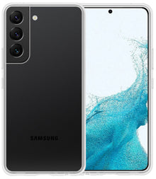 Forterra Samsung S22 Plus Hoesje Siliconen Backcover Lichtgewicht - Transparant