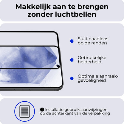Forterra Samsung A55 Screenprotector Gehard Glas - Full Screen