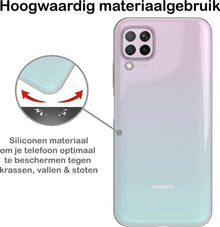 Forterra Huawei P40 Lite Hoesje Siliconen Backcover Lichtgewicht - Transparant