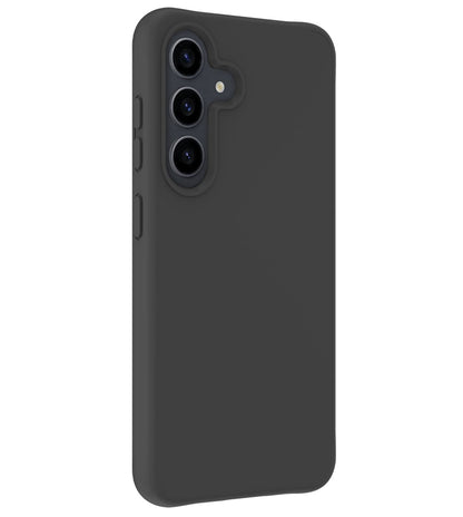 Forterra Samsung A55 Hoesje Siliconen Backcover Lichtgewicht - Zwart