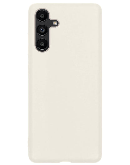 Forterra Samsung A13 5G Hoesje Siliconen Backcover Lichtgewicht - Wit