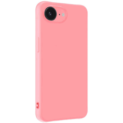 Forterra iPhone 17e Hoesje Siliconen Backcover Lichtgewicht - Lichtroze