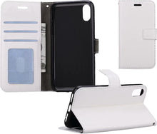 Forterra iPhone X Hoesje Bookcase Cover met Kaarthouder - Wit