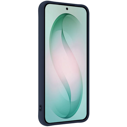 Forterra Samsung S26 Plus Hoesje Siliconen Backcover Lichtgewicht - Donkerblauw