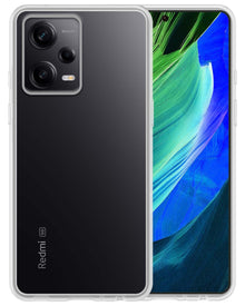 Forterra Xiaomi Redmi Note 12 Pro Hoesje Siliconen Backcover Lichtgewicht - Transparant