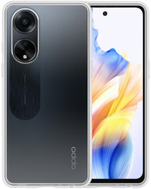 Forterra OPPO A98 Hoesje Siliconen Backcover Lichtgewicht - Transparant
