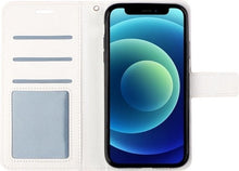 Forterra iPhone 12 Pro Max Hoesje Bookcase Cover met Kaarthouder - Wit