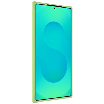 Forterra Samsung S25 Ultra Hoesje Siliconen Backcover Lichtgewicht - Groen
