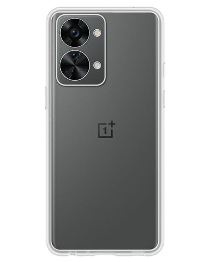 Forterra OnePlus Nord 2T Hoesje Siliconen Backcover Lichtgewicht - Transparant