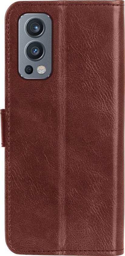 Forterra OnePlus Nord 2 Hoesje Bookcase Cover met Kaarthouder - Bruin