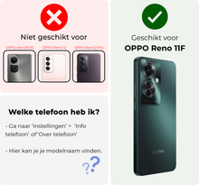 Forterra OPPO Reno 11F Hoesje Siliconen Backcover Lichtgewicht - Transparant