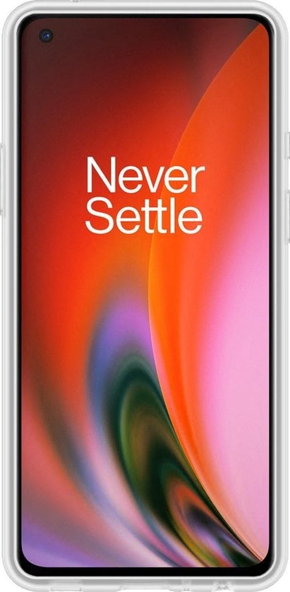 Forterra OnePlus Nord 2 Hoesje Siliconen Backcover Lichtgewicht - Transparant