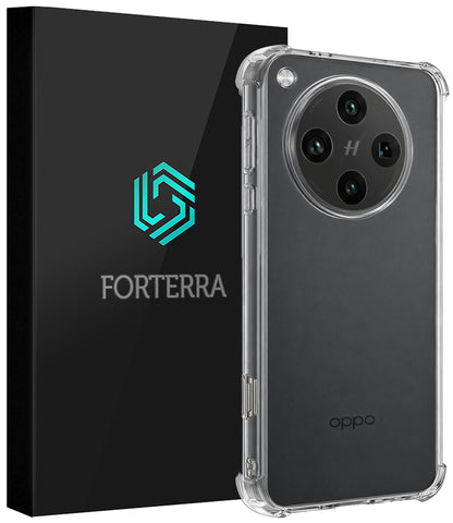 Forterra OPPO Find X8 Pro Hoesje Shockproof Backcover Siliconen - Transparant