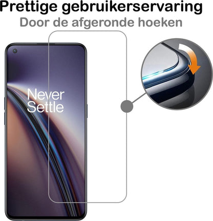 Forterra OnePlus Nord CE Screenprotector Gehard Glas - Anti-kras