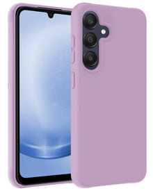 Forterra Samsung A25 Hoesje Siliconen Backcover Lichtgewicht - Lila