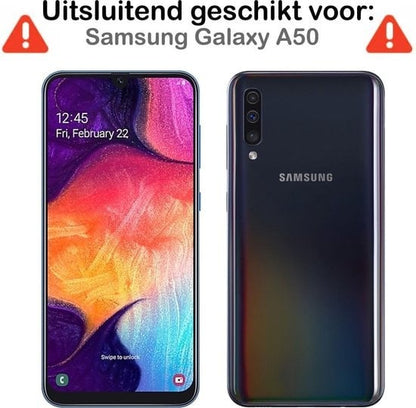 Forterra Samsung Galaxy A50 Hoesje Siliconen Backcover Lichtgewicht - Transparant