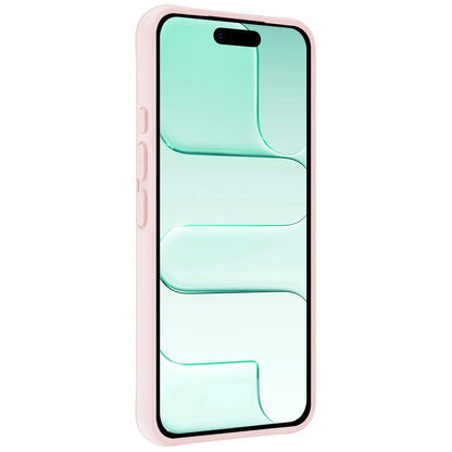 Forterra iPhone Air Hoesje Siliconen Backcover Lichtgewicht - Lichtroze
