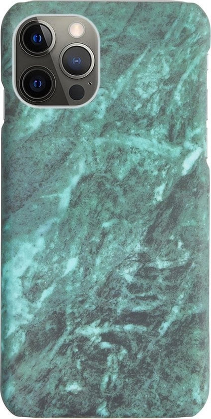Forterra iPhone 12 Pro Hoesje Marmer Hard Case Cover - Groen