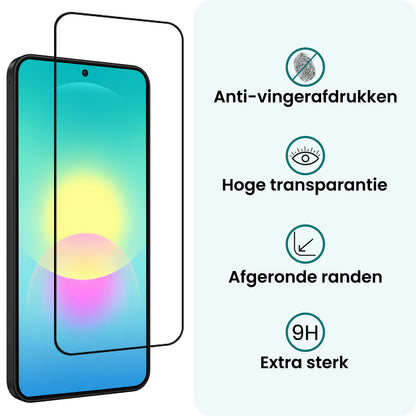 Forterra Samsung A27 Screenprotector Gehard Glas - Full Screen