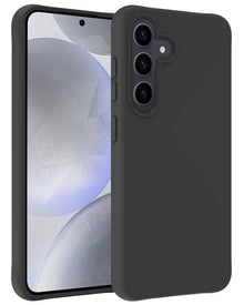 Forterra Samsung S24 Plus Hoesje Siliconen Backcover Lichtgewicht - Zwart