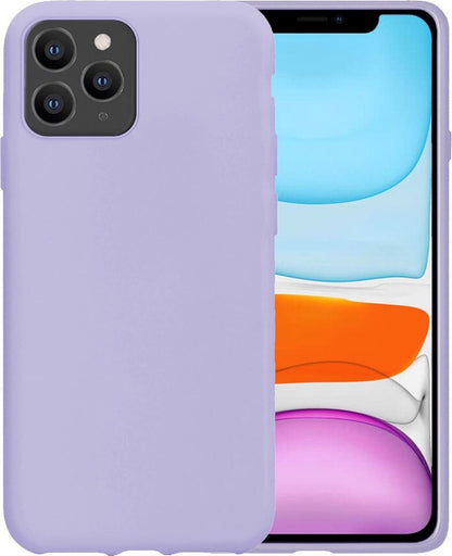 Forterra iPhone 11 Pro Max Hoesje Siliconen Backcover Lichtgewicht - Lila