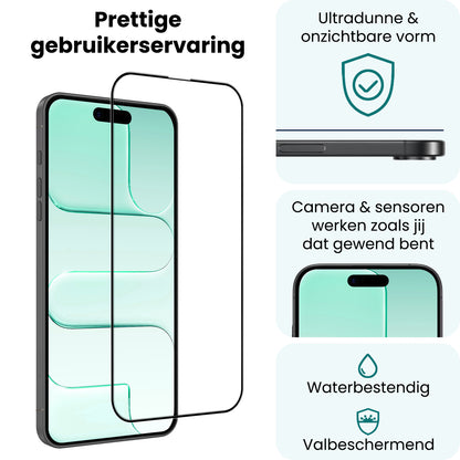 Forterra iPhone Air Screenprotector Flexibel Glas met Installatieframe