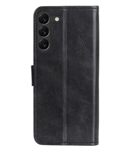 Forterra Samsung S23 Hoesje Bookcase Cover met Kaarthouder - Zwart