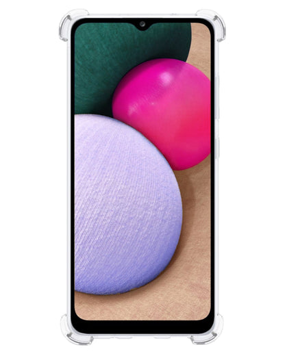 Forterra Samsung A03s Hoesje Kaarthouder Backcover Shockproof - Transparant