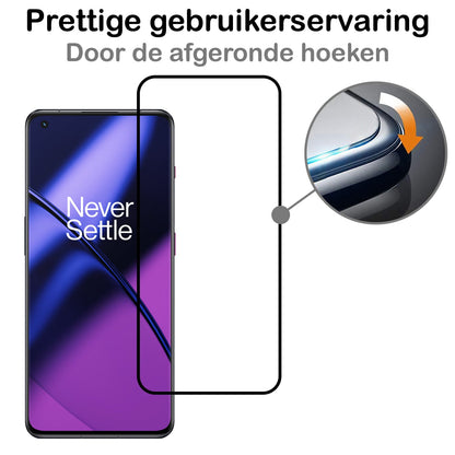 Forterra OnePlus 11 Screenprotector Gehard Glas - Full Screen