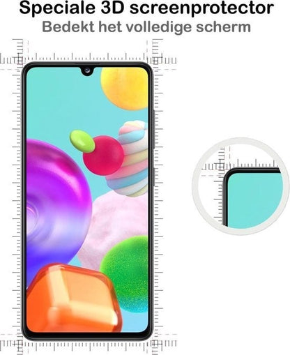 Forterra Samsung A41 Screenprotector Gehard Glas - Full Screen