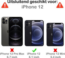 Forterra iPhone 12 Hoesje Siliconen Backcover Lichtgewicht - Lichtroze