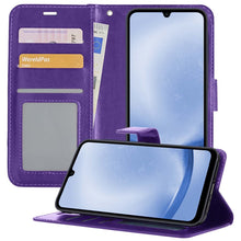 Forterra Samsung A25 Hoesje Bookcase Cover met Kaarthouder - Paars