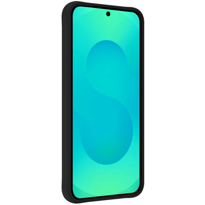 Forterra Samsung S25 Plus Hoesje Siliconen Backcover Lichtgewicht - Zwart