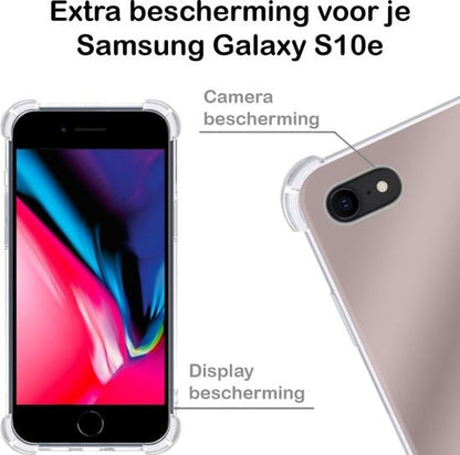 Forterra iPhone SE 2020 Hoesje Shockproof Backcover Siliconen - Rosé goud