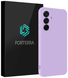 Forterra Samsung A36 Hoesje Siliconen Backcover Lichtgewicht - Lila