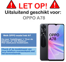 Forterra OPPO A78 5G Screenprotector Gehard Glas - Full Screen