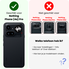 Forterra Nothing Phone 4a Pro Screenprotector Gehard Glas - Anti-kras