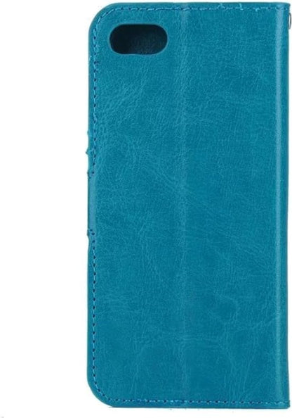 Forterra iPhone SE 2020 Hoesje Bookcase Cover met Kaarthouder - Turquoise