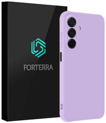 Forterra Samsung A26 Hoesje Siliconen Backcover Lichtgewicht - Lila