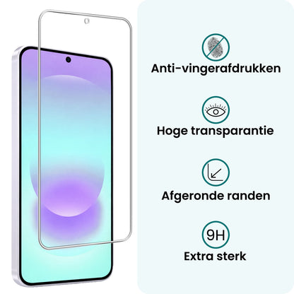 Forterra Samsung A37 Screenprotector Gehard Glas - Anti-kras