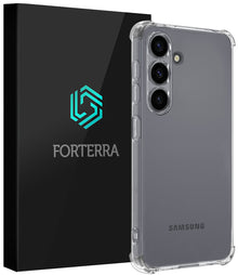 Forterra Samsung S26 Hoesje Shockproof Backcover Siliconen - Transparant
