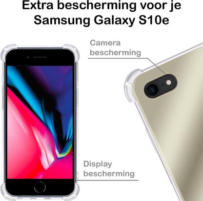 Forterra iPhone 8 Hoesje Shockproof Backcover Siliconen - Goud