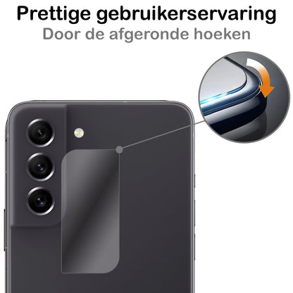 Forterra Samsung S21 FE Camera Screenprotector Gehard Glas