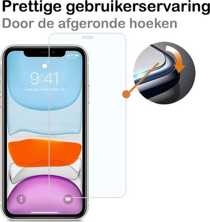 Forterra iPhone Xs Max Screenprotector Gehard Glas - Volledige dekking