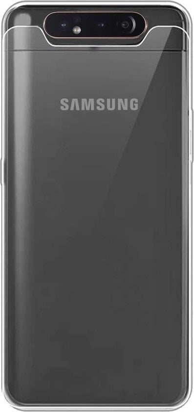 Forterra Samsung A90 Hoesje Siliconen Backcover Lichtgewicht - Transparant