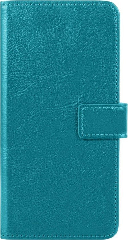 Forterra Samsung S21 Ultra Hoesje Bookcase Cover met Kaarthouder - Turquoise